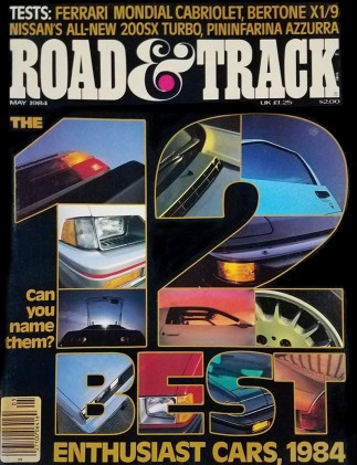 ROAD & TRACK 1984 MAY - NIKI LAUDA, STERLING MOSS